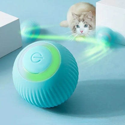 Automatische Kattenrolspeeltje: Slimme Elektrische Kattenspeeltje voor Interactief Binnenplezier - MerchiGo - MerchiGo