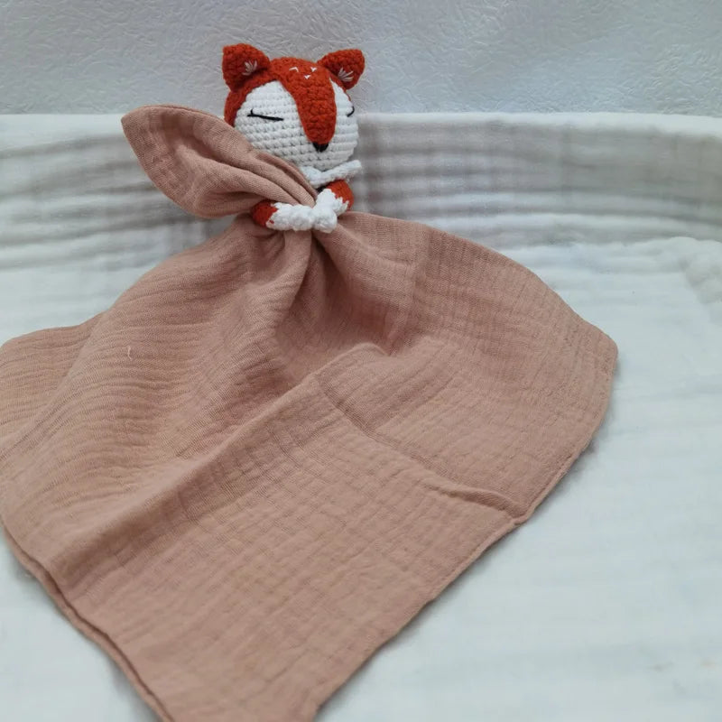 Baby Soother Appease Towel Bib Soft Bunny Bear Elephant Sleeping Doll Teether Infants Comfort Sleeping Nursing Cuddling Doudou B