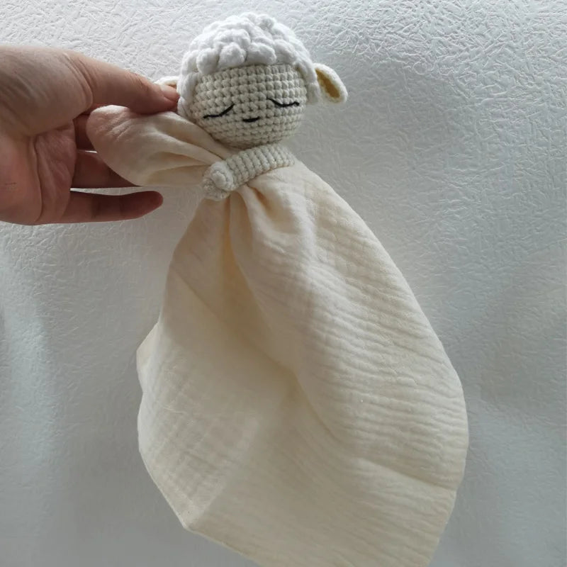 Baby Soother Appease Towel Bib Soft Bunny Bear Elephant Sleeping Doll Teether Infants Comfort Sleeping Nursing Cuddling Doudou B