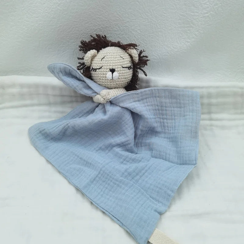 Baby Soother Appease Towel Bib Soft Bunny Bear Elephant Sleeping Doll Teether Infants Comfort Sleeping Nursing Cuddling Doudou B