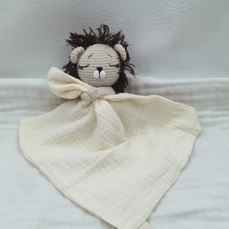 Baby Soother Appease Towel Bib Soft Bunny Bear Elephant Sleeping Doll Teether Infants Comfort Sleeping Nursing Cuddling Doudou B