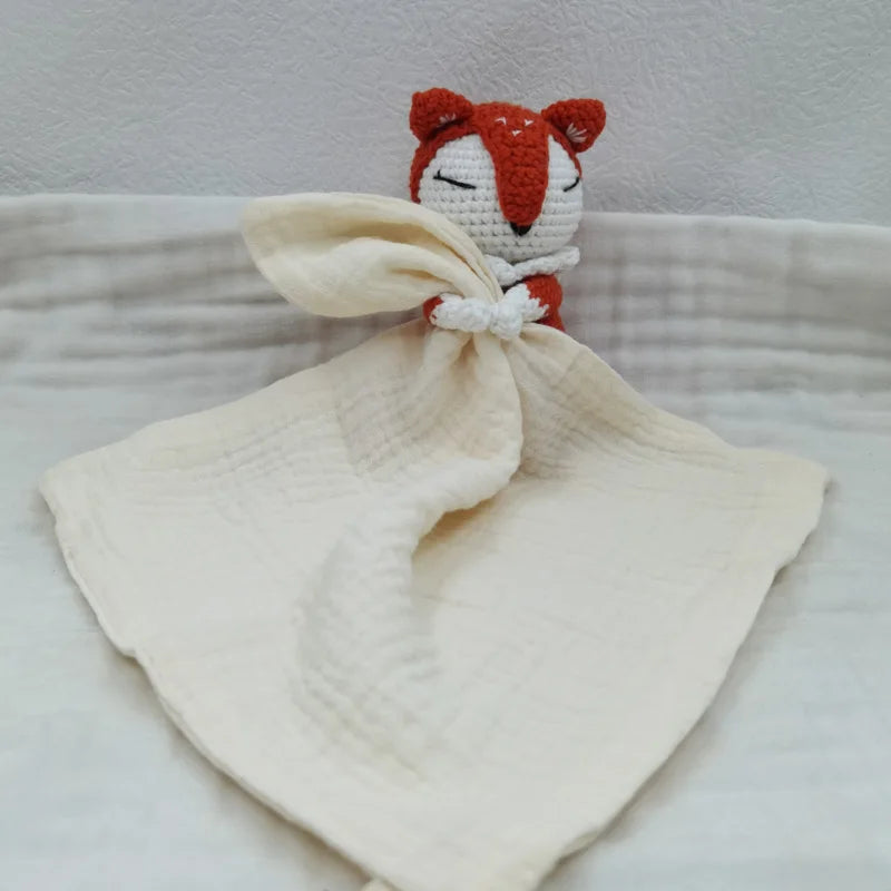 Baby Soother Appease Towel Bib Soft Bunny Bear Elephant Sleeping Doll Teether Infants Comfort Sleeping Nursing Cuddling Doudou B