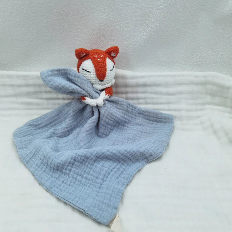 Baby Soother Appease Towel Bib Soft Bunny Bear Elephant Sleeping Doll Teether Infants Comfort Sleeping Nursing Cuddling Doudou B