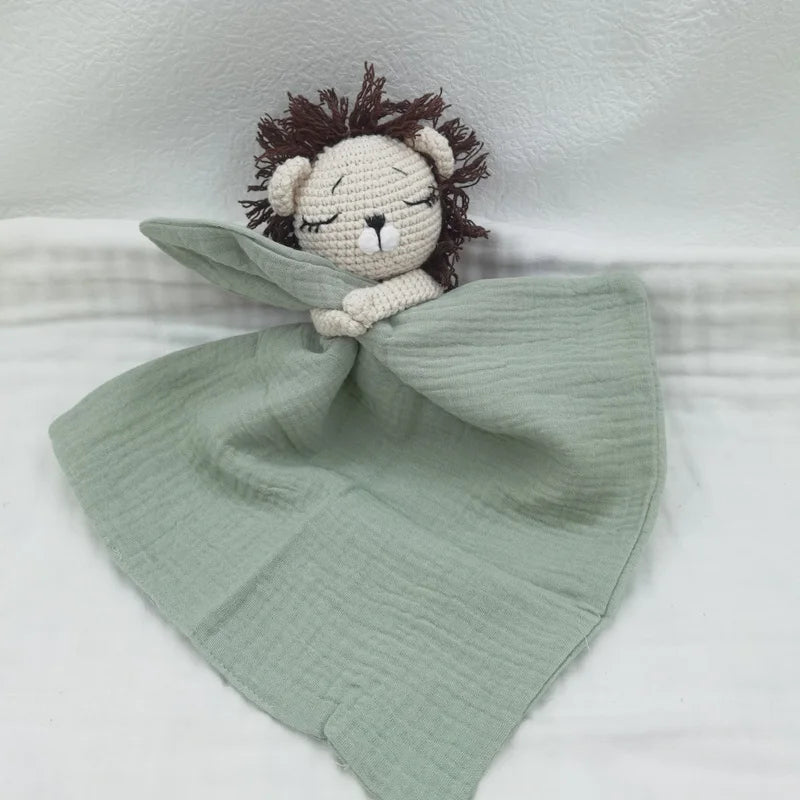 Baby Soother Appease Towel Bib Soft Bunny Bear Elephant Sleeping Doll Teether Infants Comfort Sleeping Nursing Cuddling Doudou B