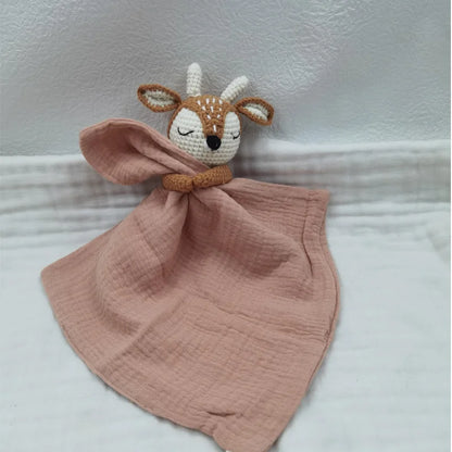 Baby Soother Appease Towel Bib Soft Bunny Bear Elephant Sleeping Doll Teether Infants Comfort Sleeping Nursing Cuddling Doudou B