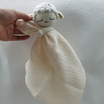 Baby Soother Appease Towel Bib Soft Bunny Bear Elephant Sleeping Doll Teether Infants Comfort Sleeping Nursing Cuddling Doudou B