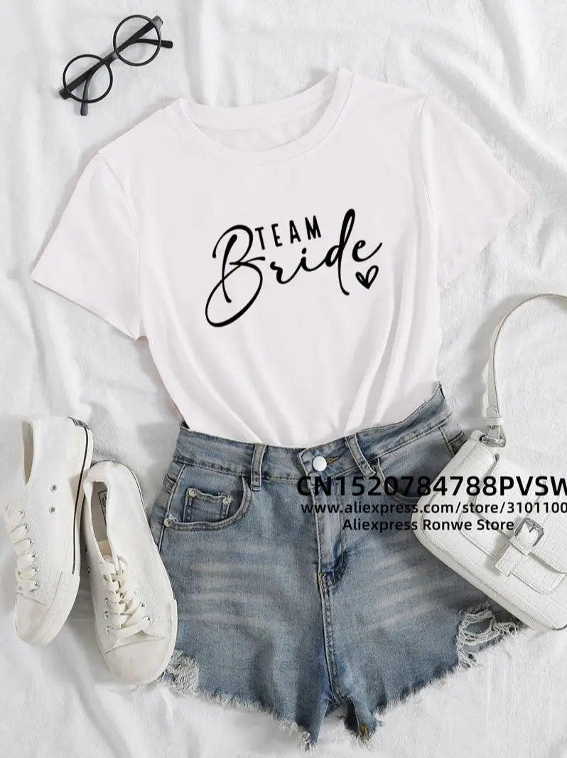 BrideBendeShirt - Trendy & Team - MerchiGo - Team Bride Wit / XXL - MerchiGo