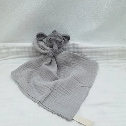 Baby Soother Appease Towel Bib Soft Bunny Bear Elephant Sleeping Doll Teether Infants Comfort Sleeping Nursing Cuddling Doudou B