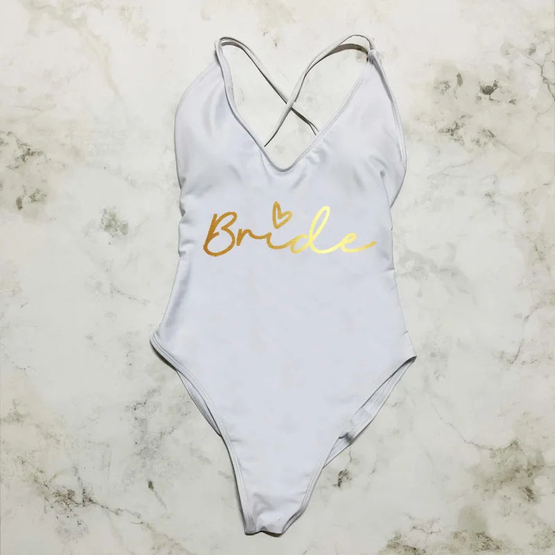 Bride Beach Bliss - Elegantie & Zon - MerchiGo - Wit Goud / XXL - MerchiGo