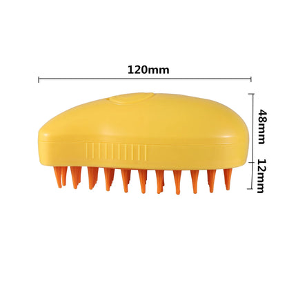 Cat Steam Brush Electric Spray Water Spray Kitten Pet Comb Soft Silicone Depilation Cats Bath Hair Brush Grooming Supplies 1Pc - MerchiGo - MerchiGo